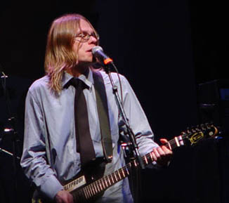 Moe onstage at the CASBYs.  Photo by Caroline.