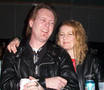 Dave and Kris relax in the VIP area at the CASBYs. Photo by Nick Sciarratta